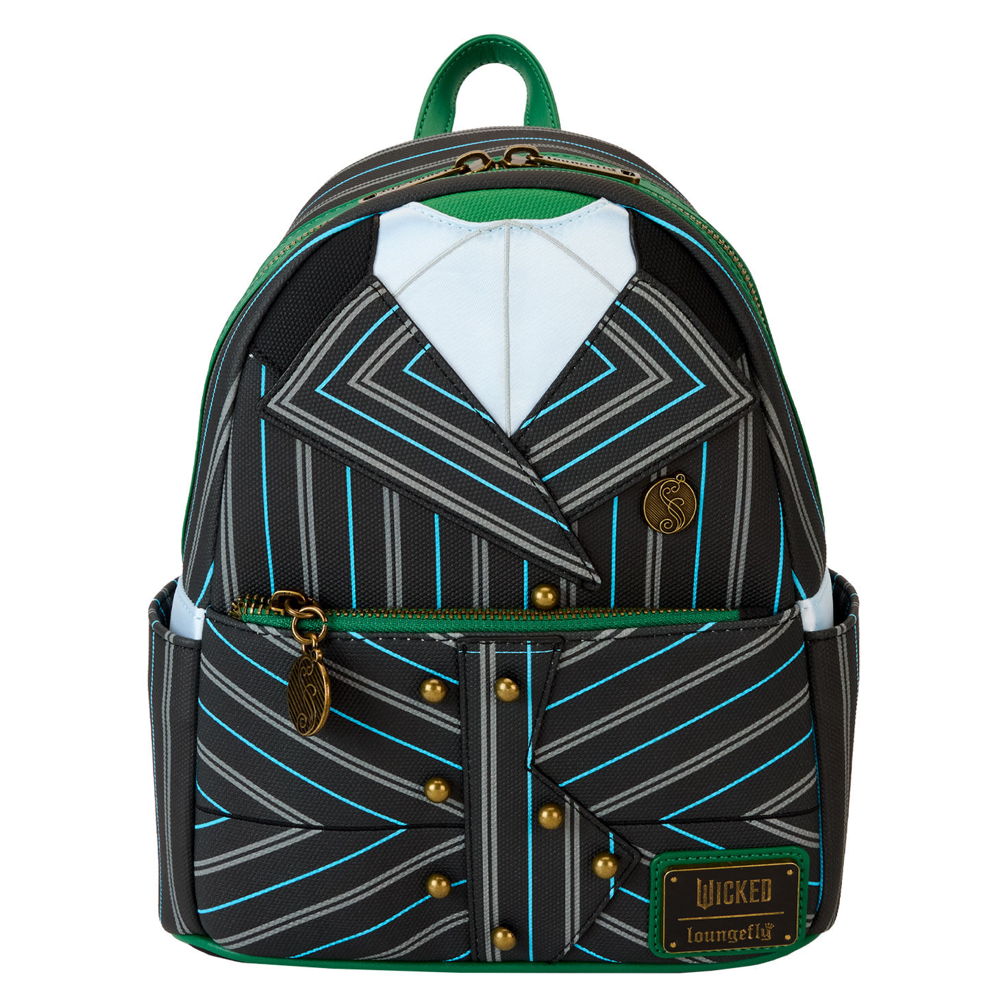 Wicked Elphaba Striped Mini Backpack  image number 1