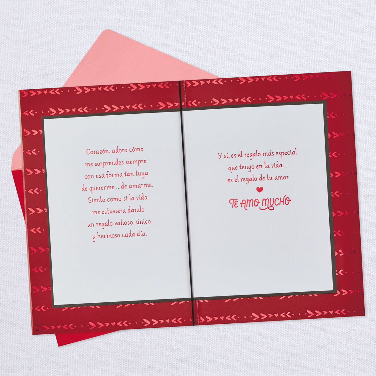 Your Love Is a Gift SpanishLanguage Love Card Greeting