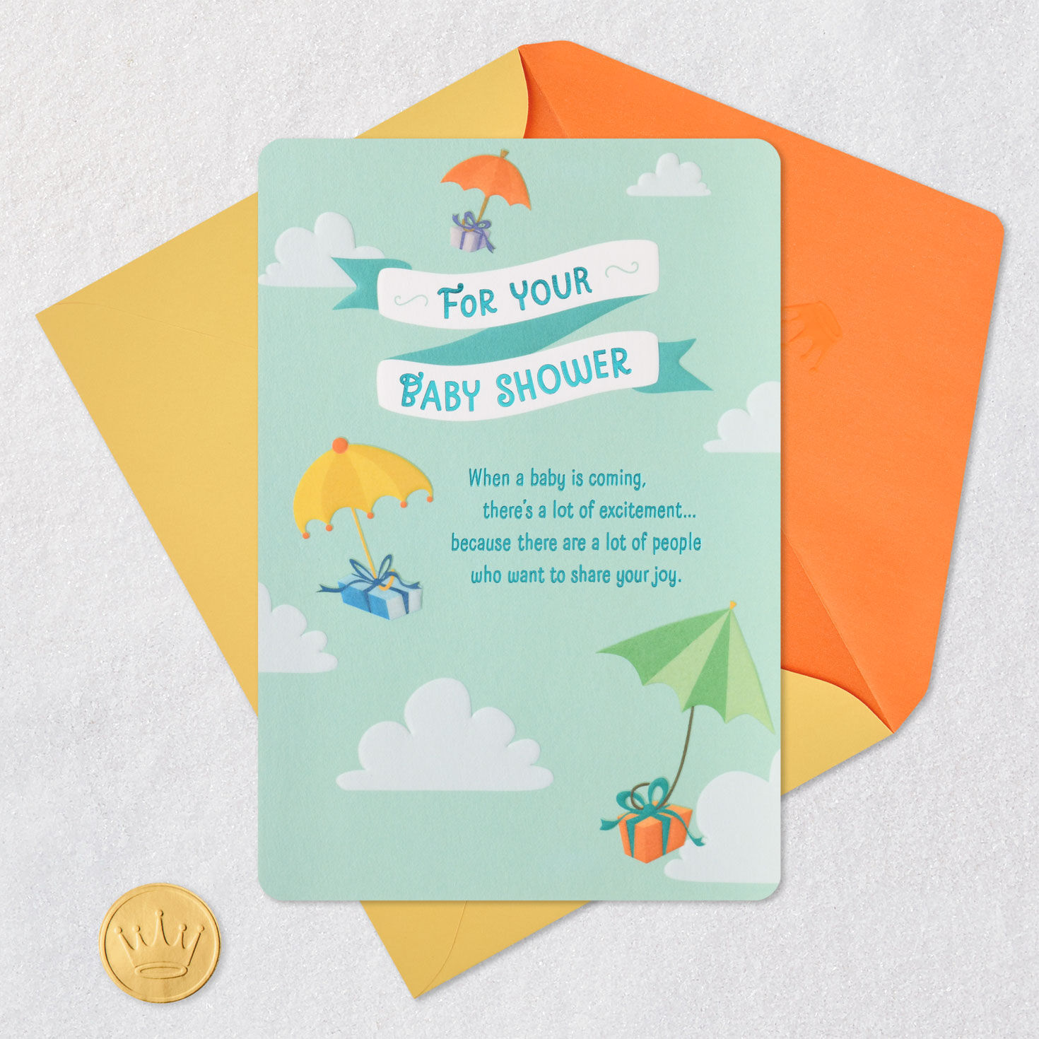 So Happy for You Baby Shower Card From All for only USD 4.59 | Hallmark