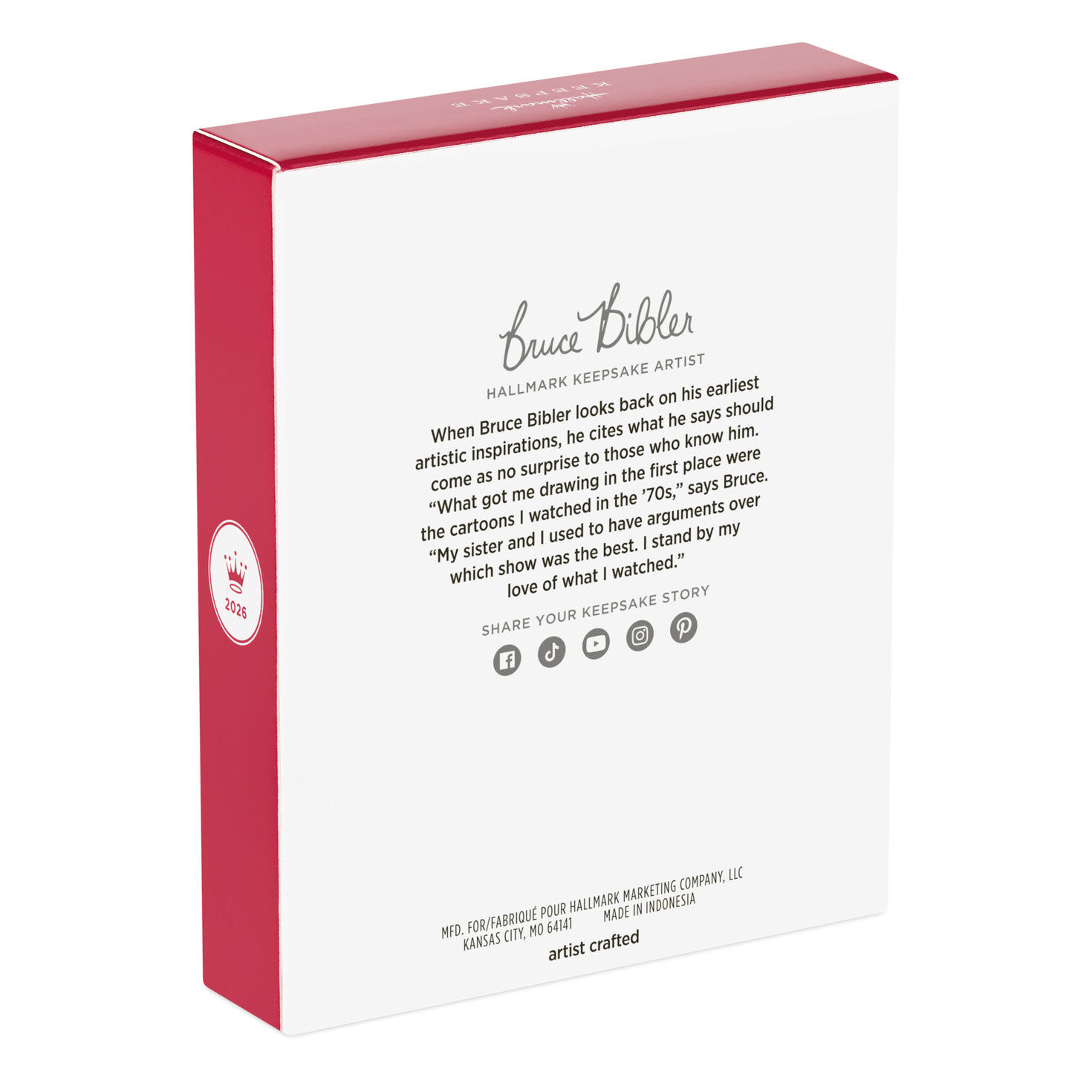 Holiday Mahjong Tiles Keepsake Ornament Package Back image number 8