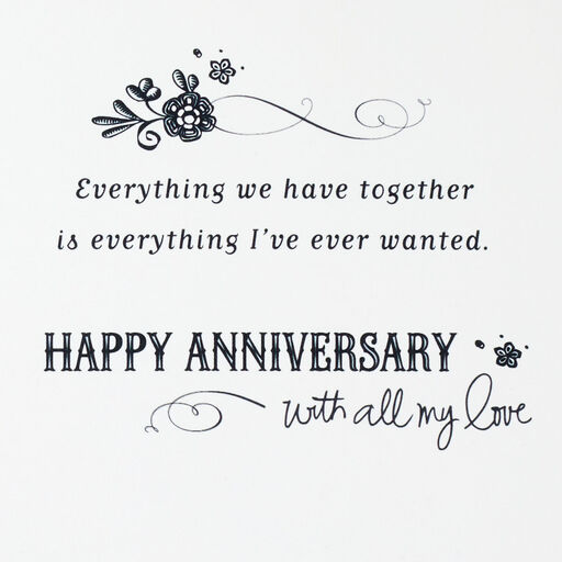Disney Mickey Mouse and Minnie Mouse Love of My Life Anniversary Card, 