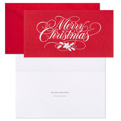Merry Christmas Money Holder Christmas Cards, Pack of 6, 