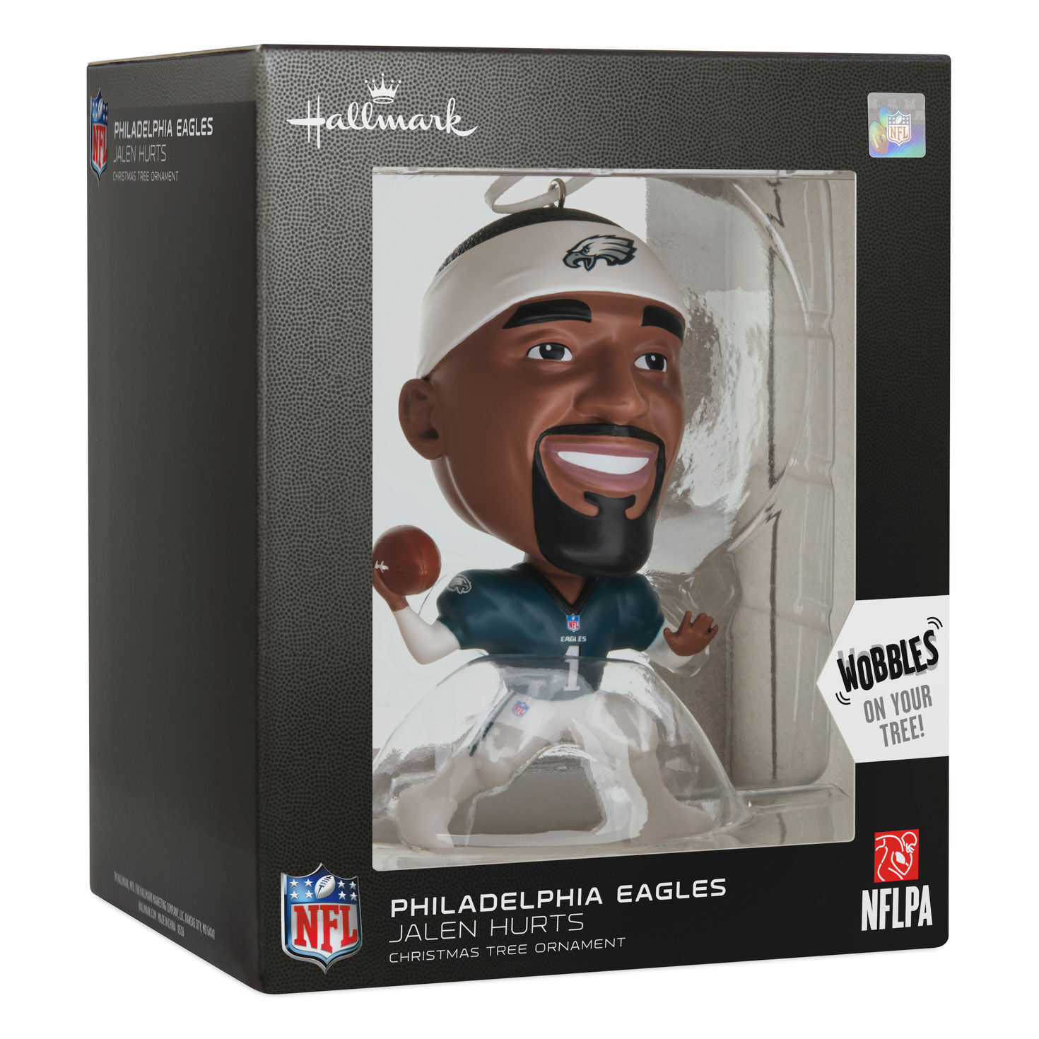 Jalen Hurts Bobblehead Christmas Ornament  image number 7