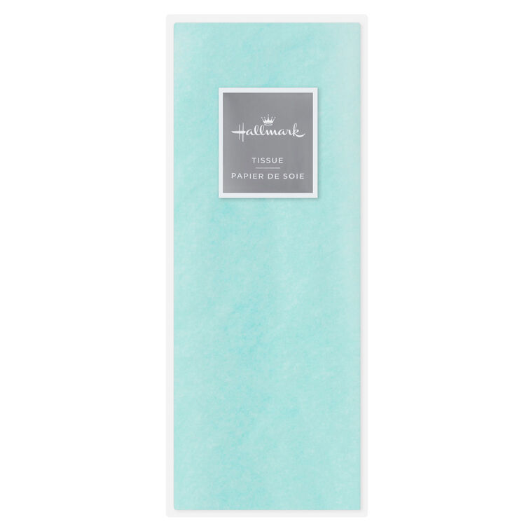 Solid Aquamarine Tissue Paper, 8 sheets, Aquamarine, large image number 5