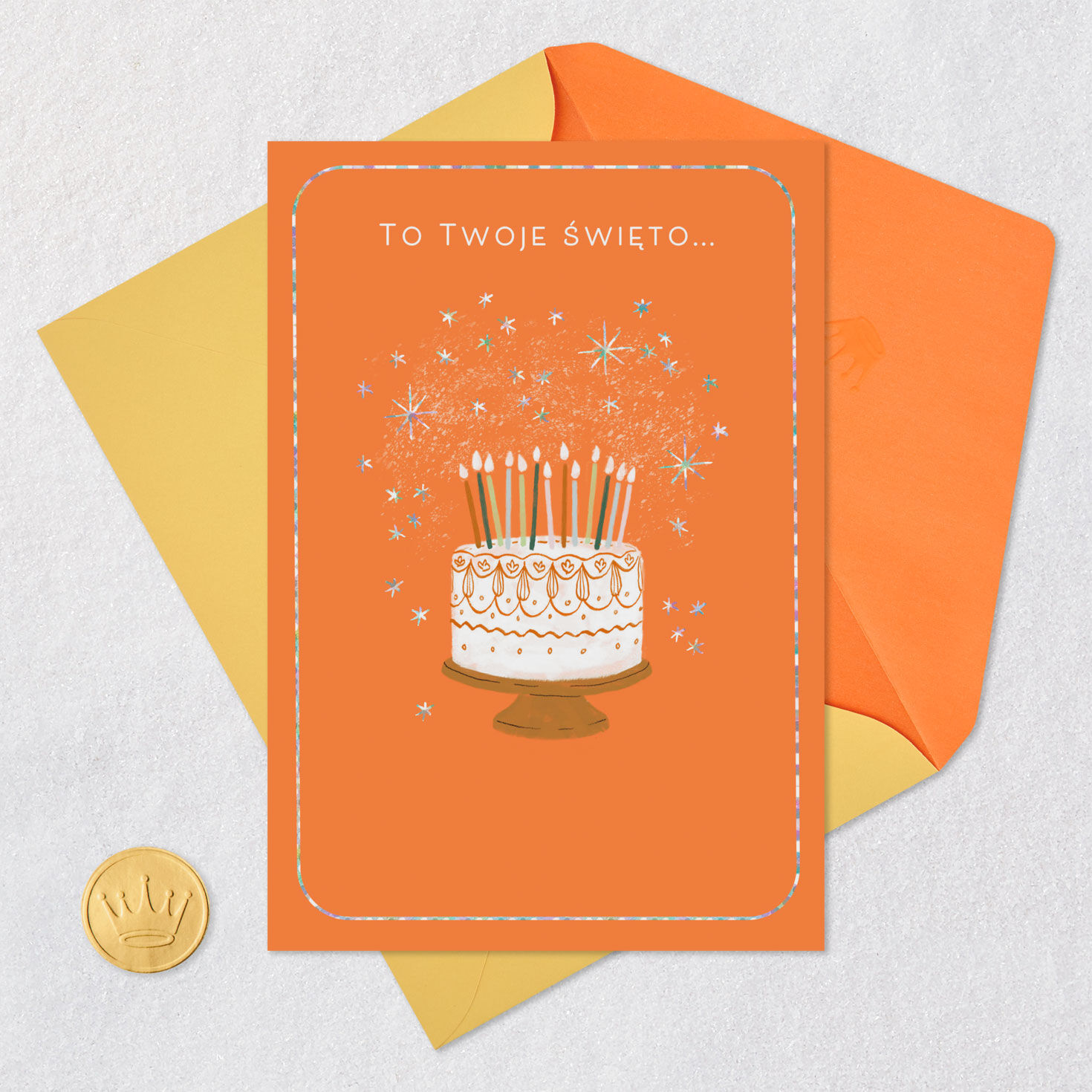 You're Wonderful Polish-Language Birthday Card, , large image number 5