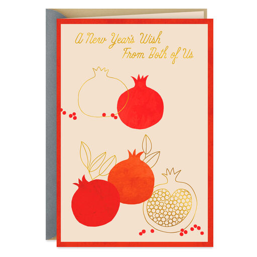 Sweetness All Year Rosh Hashanah Card From Both of Us, 