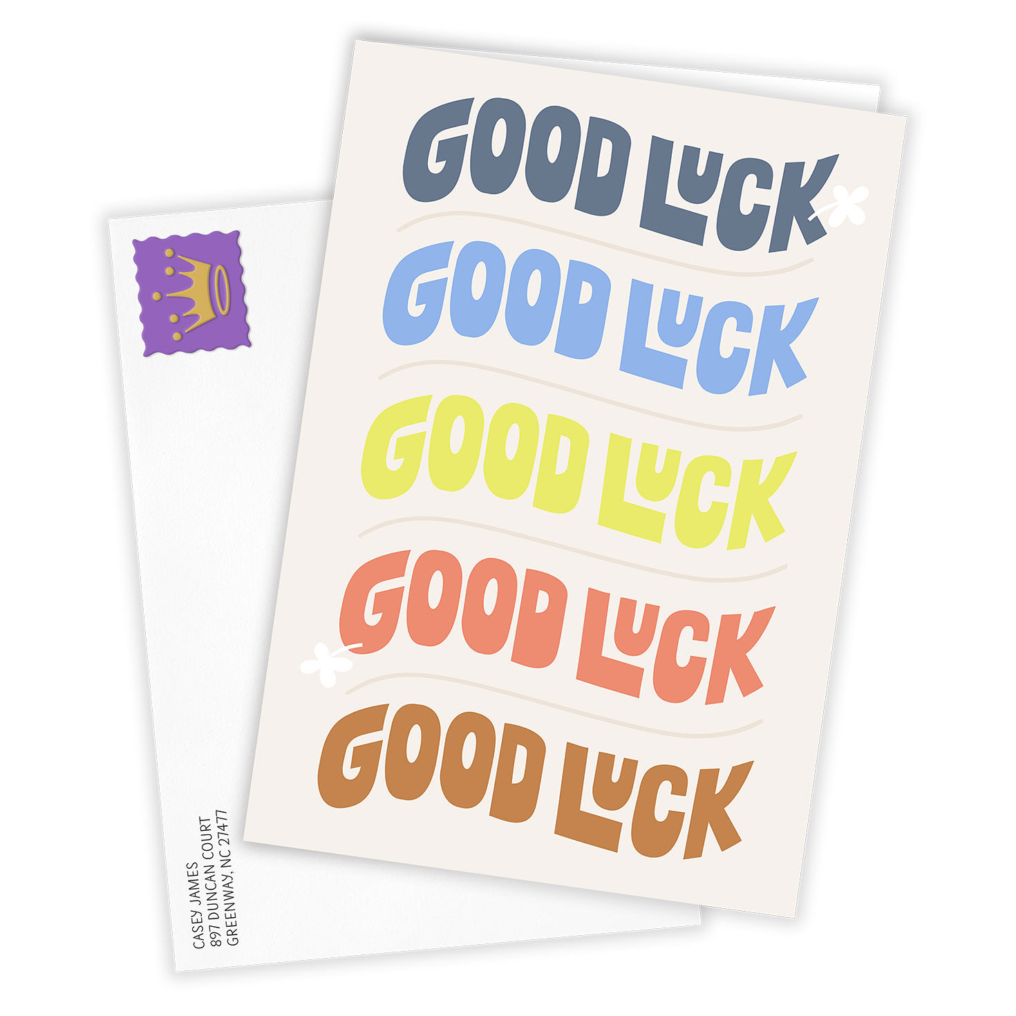 Good Vibes Custom Good Luck Card Greeting Cards Hallmark