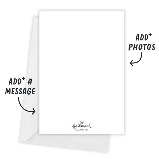 Create Your Own Vertical Flat Photo Card, 
