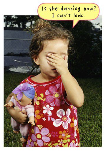 Cover Your Eyes Funny Birthday Card