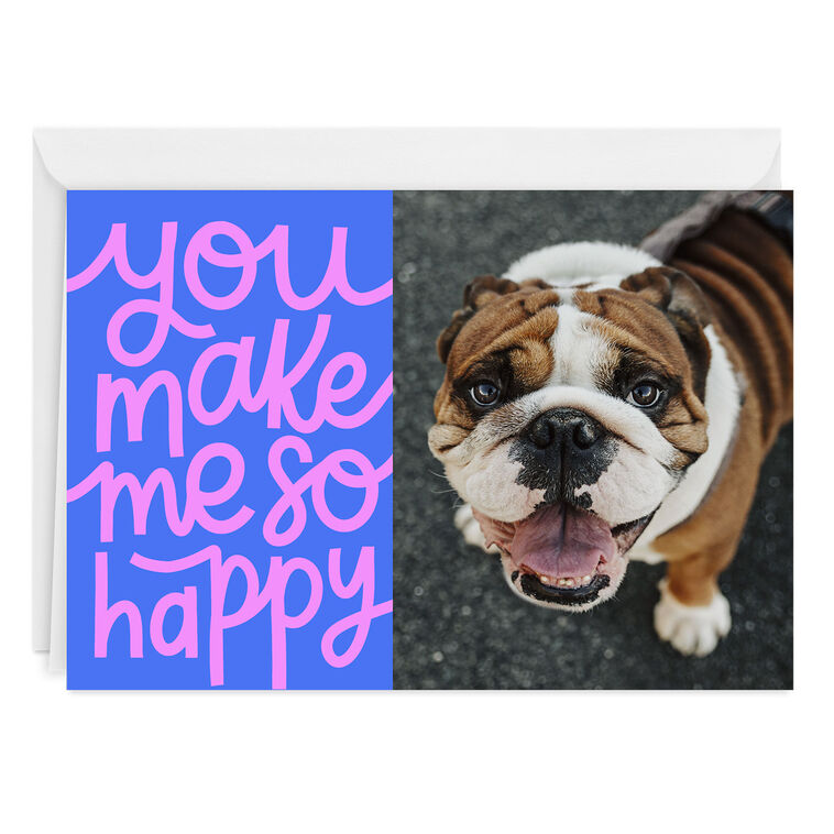 You Make Me So Happy Custom Love Card