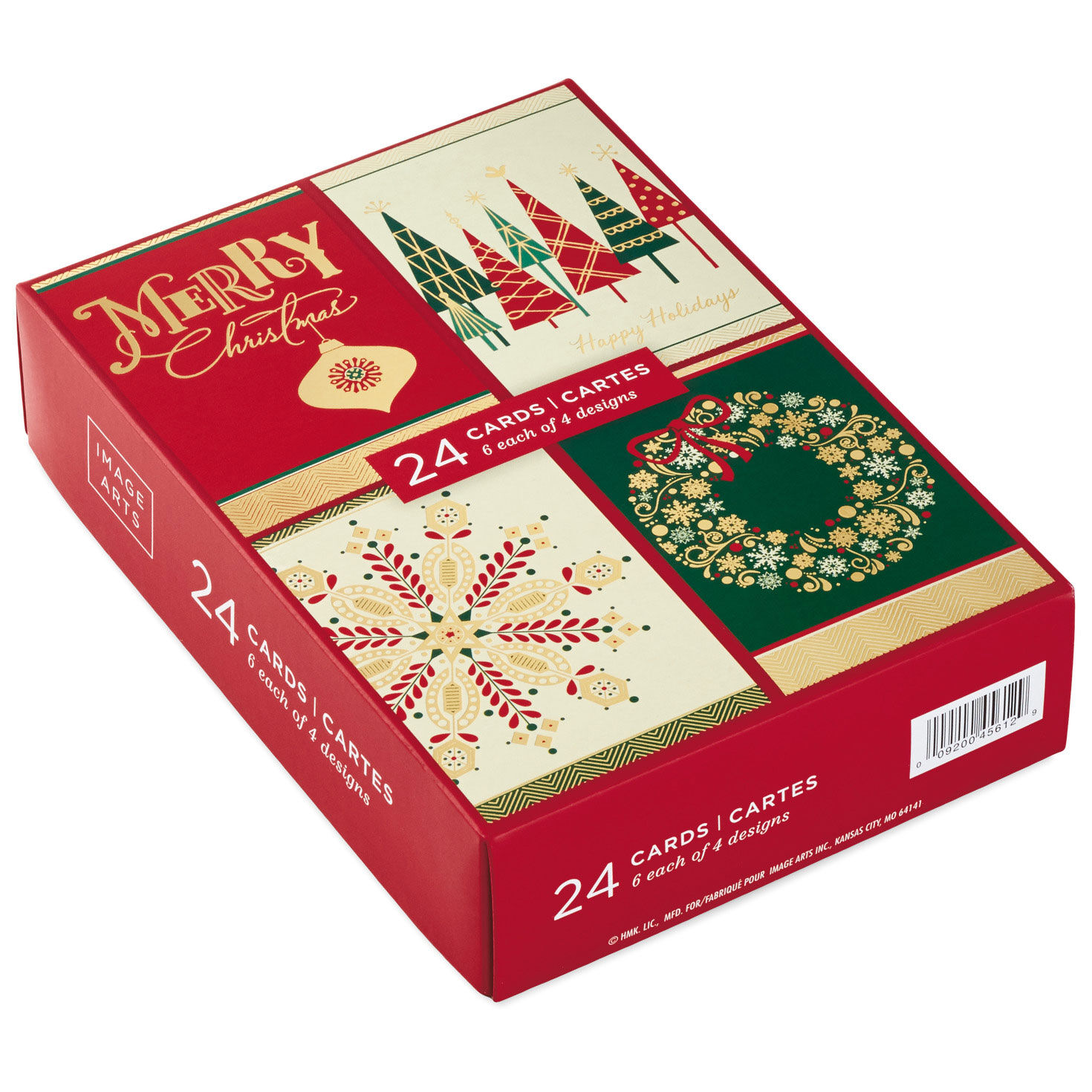 Geometric Designs Assorted Boxed Christmas Cards package front image number 2