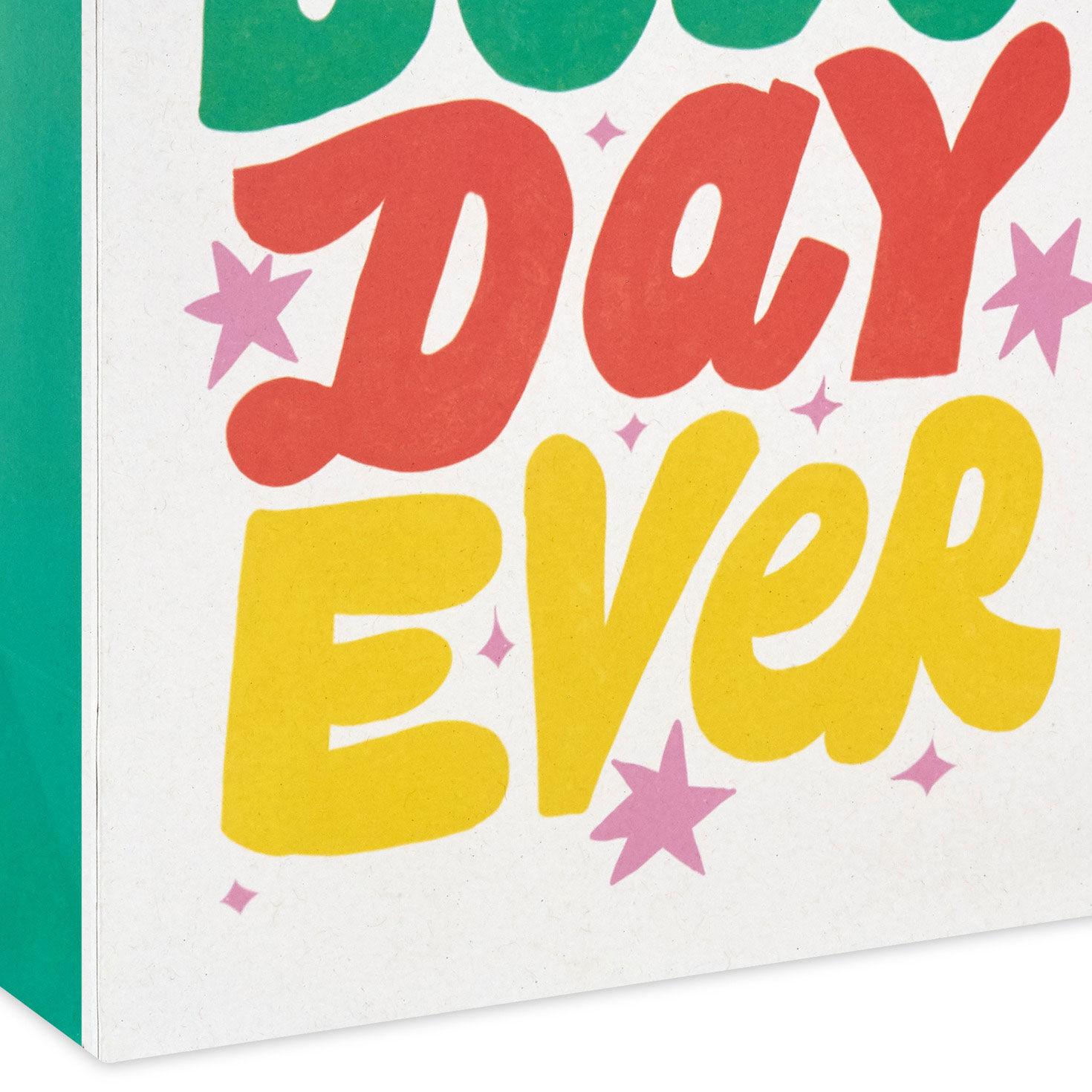 Best Day Ever Medium Gift Bag Base/Side Detail image number 5