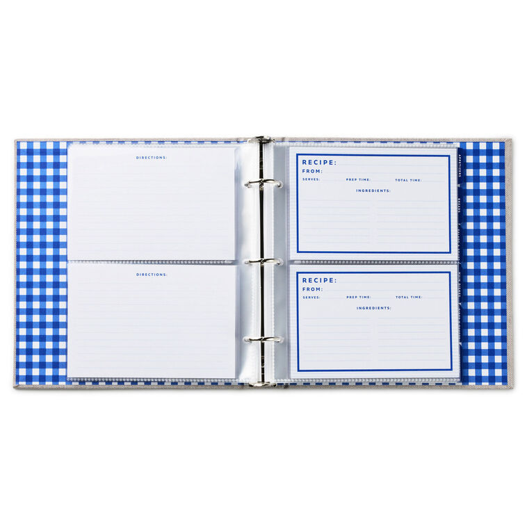 personalized recipe card binder WOODEN BOOK CUSTOM JOURNAL and easy Recipe Binder by Sugar Paper