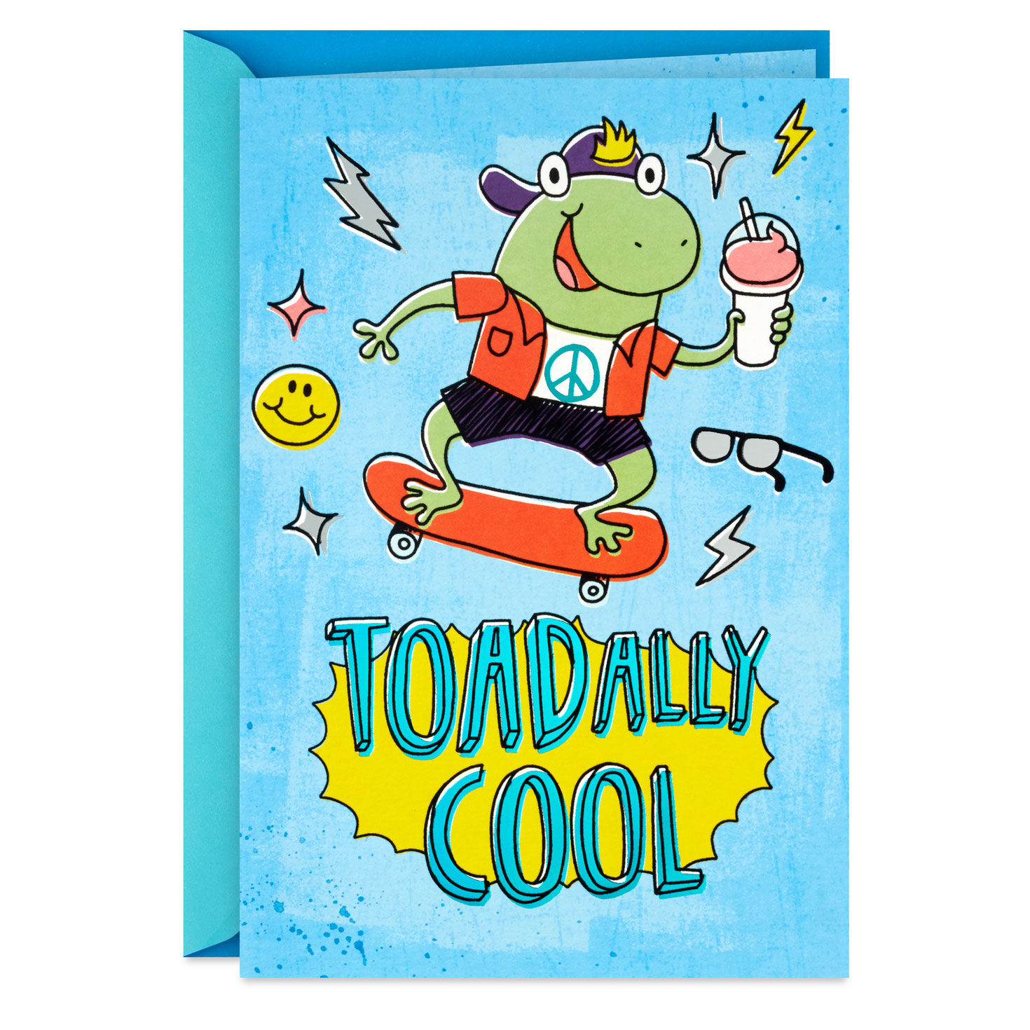 Toadally Cool Skateboard Birthday Card for only USD 4.99 | Hallmark