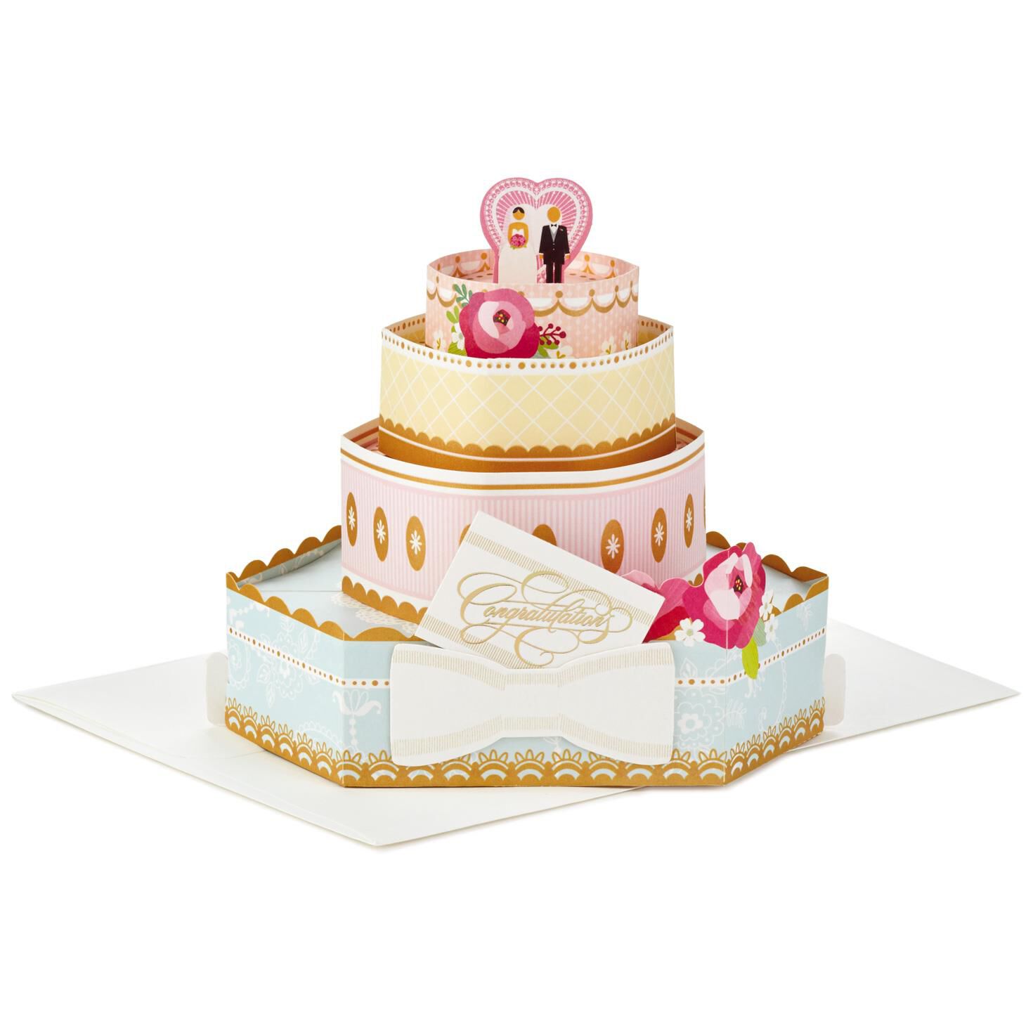 A Delicious Congratulations Pop Up Wedding Card Greeting Cards Hallmark