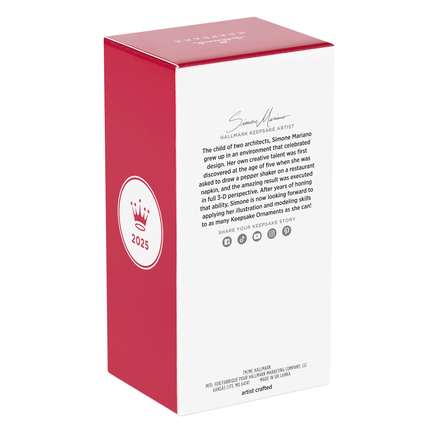 Avatar The Last Airbender Aang Keepsake Ornament package back image number 8