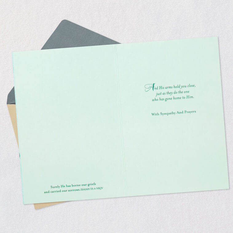 God Comforts You Religious Sympathy Card, , large image number 4