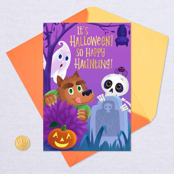 Happy Haunting Musical Halloween Card, , large image number 5