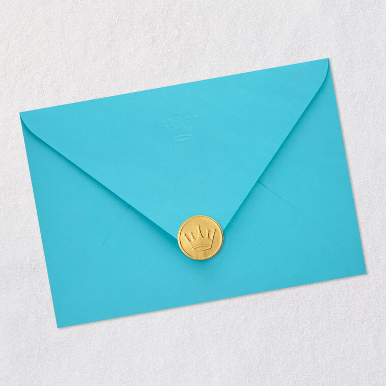 Watercolor Hummingbirds and Flowers Friendship Card Envelope Back with Seal image number 8