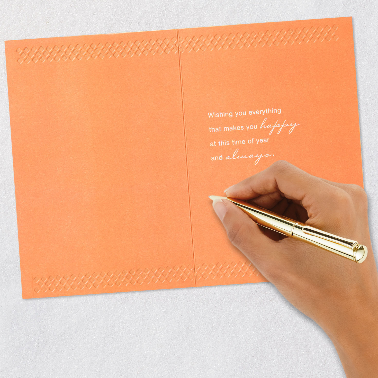 Pumpkins and Fall Leaves Happy Thanksgiving Card, , large image number 6