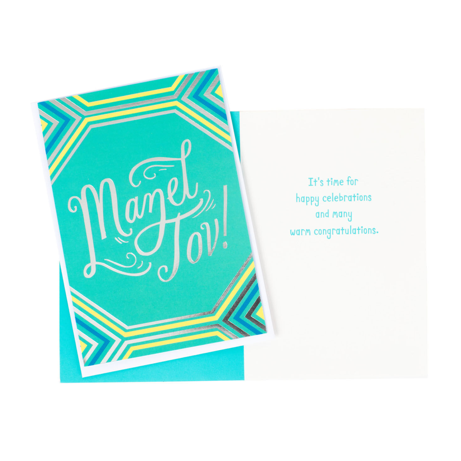 Bar Mitzvah, Bat Mitzvah and Mazel Tov Assorted Cards, Pack of 12, , large image number 3