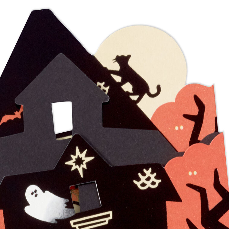 Haunted House Halloween Card, , large image number 5