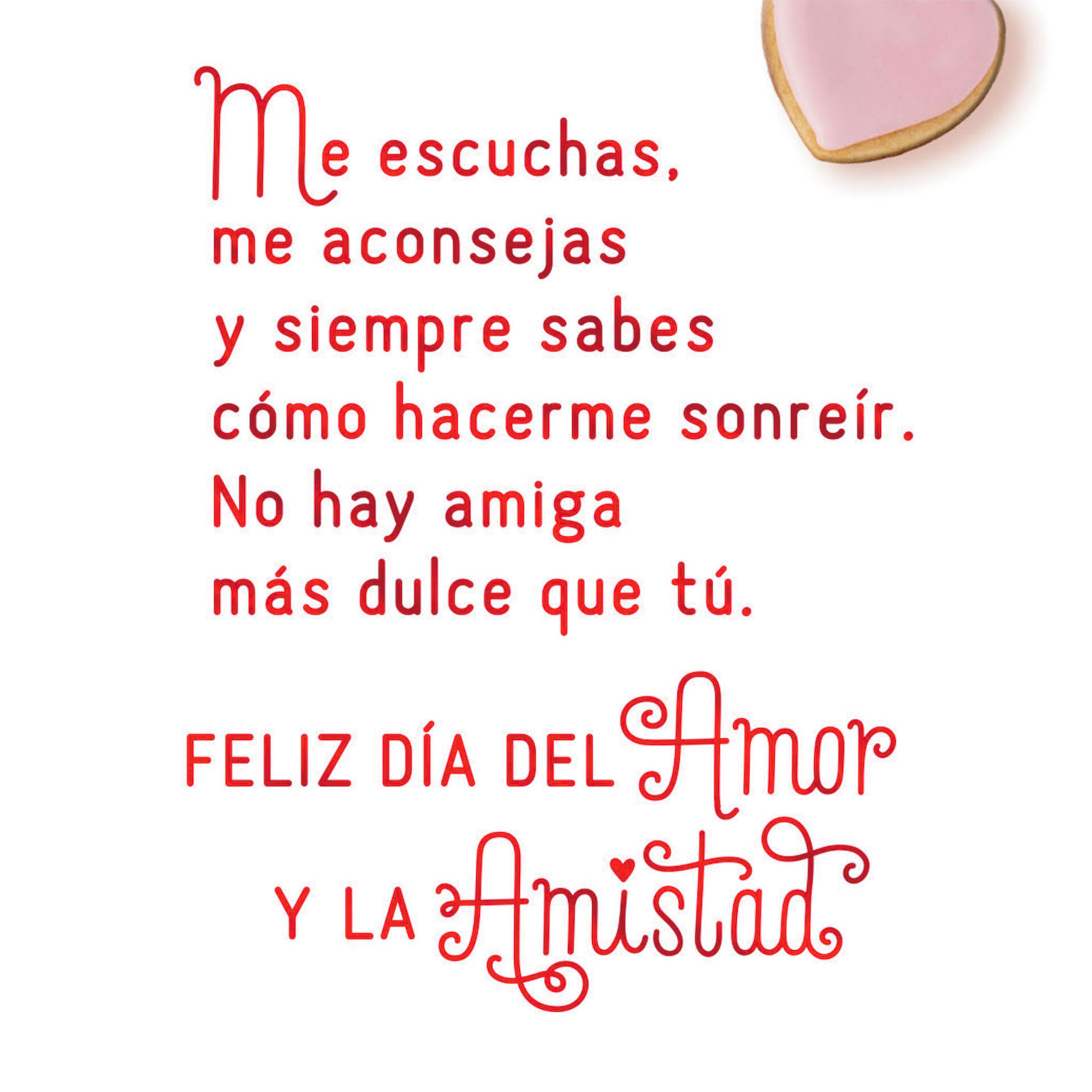 You Re A Sweet Friend Spanish Language Valentine S Day Card Greeting Cards Hallmark