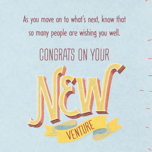 Congrats on Your New Venture Good Luck Card, 