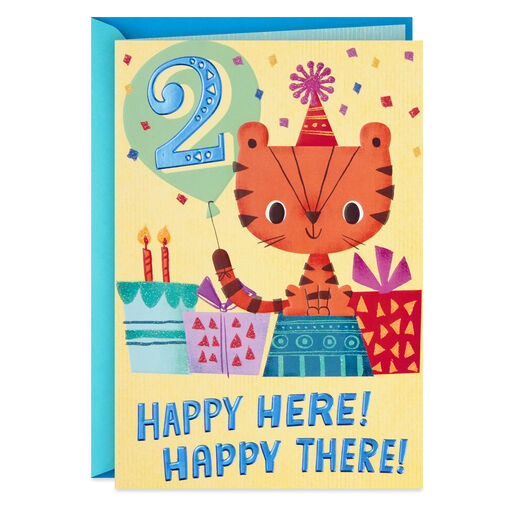 Happy, Happy Everywhere 2nd Birthday Card, 