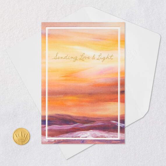 ArtLifting Sending Love and Light Blank Card, , large image number 5