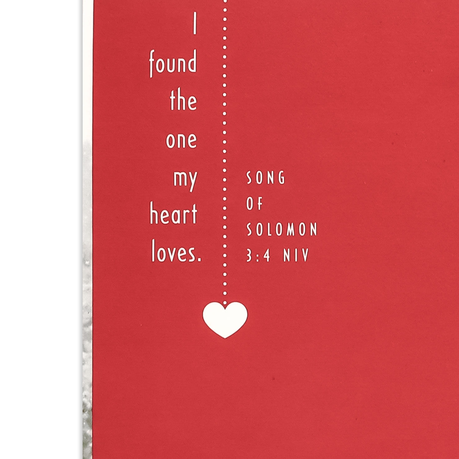 Wreath Romantic Love Religious Christmas Card Scripture image number 3