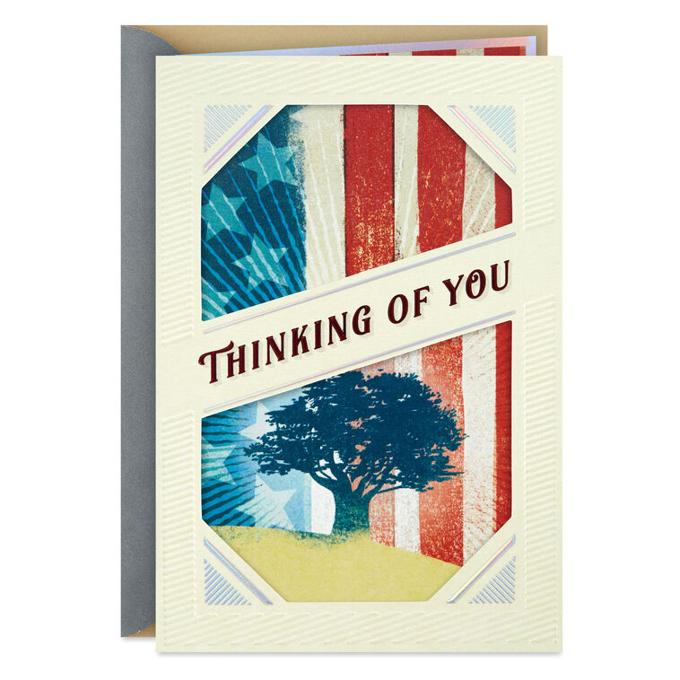 Thinking of You Military Appreciation Card