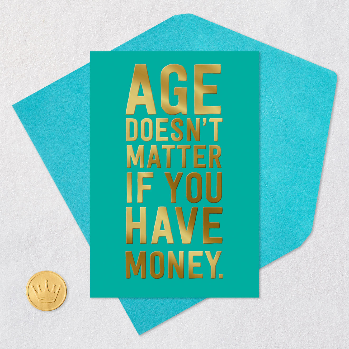 More Age than Money Funny Birthday Card  image number 5