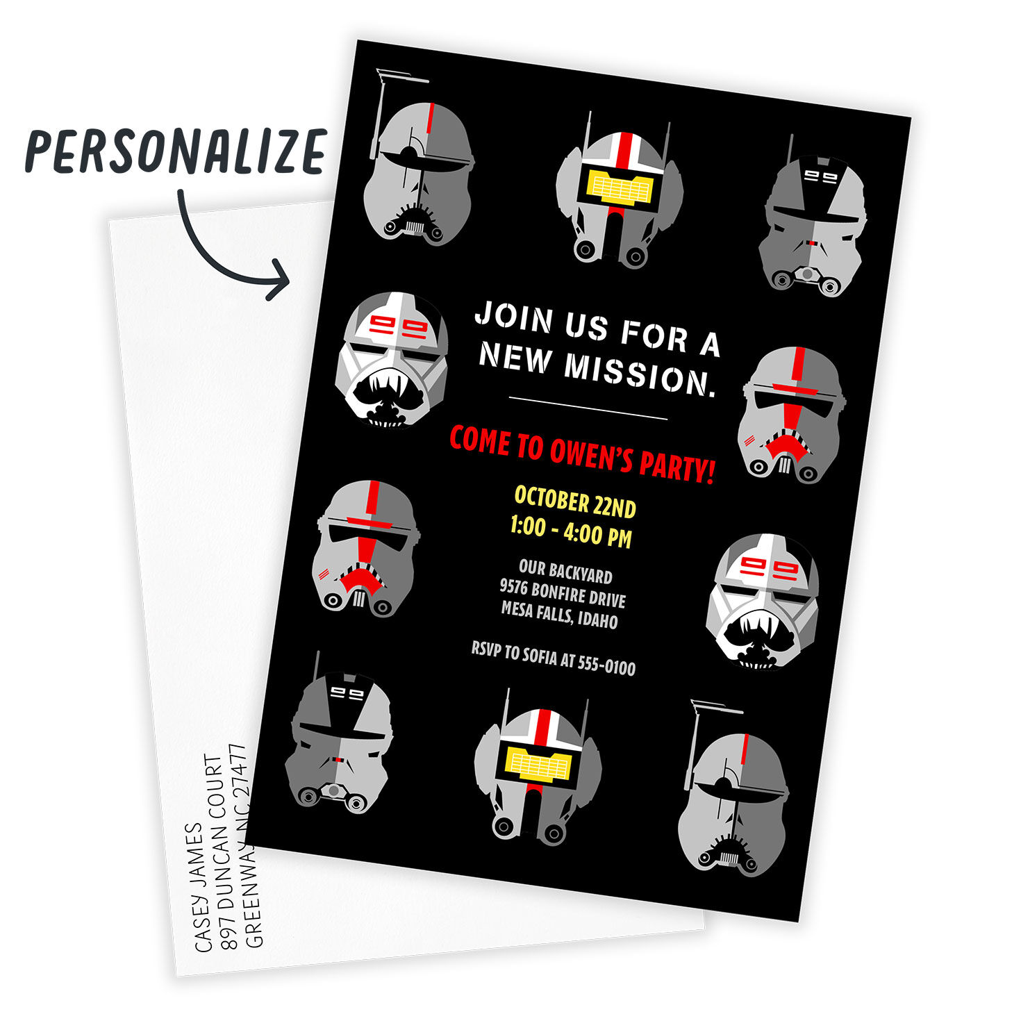 Star Wars: The Bad Batch&trade; Birthday Invitation, , large image number 2