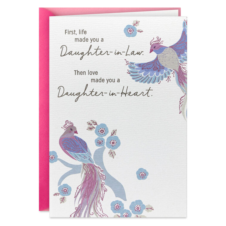 Daughter-in-Heart Birthday Card for Daughter-in-Law
