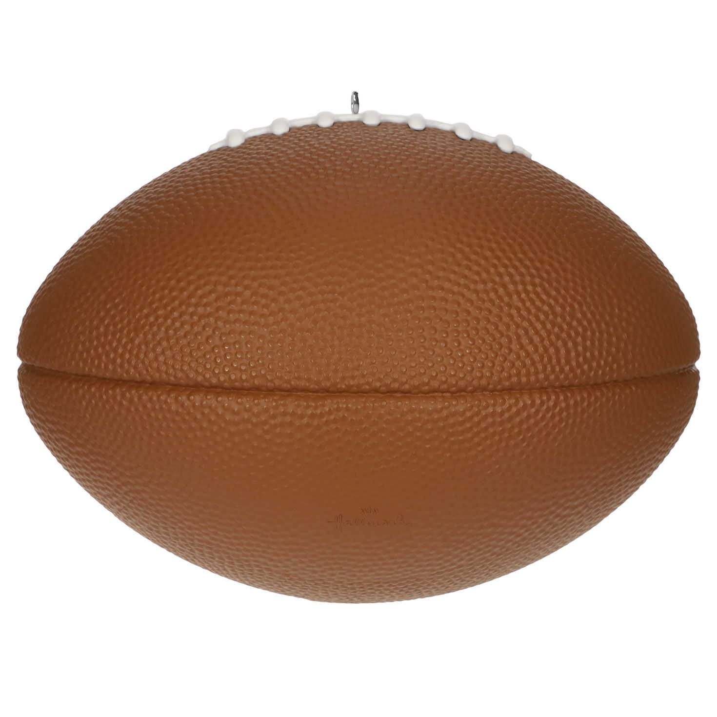 Football Personalized Photo and Text Ornament back image number 3