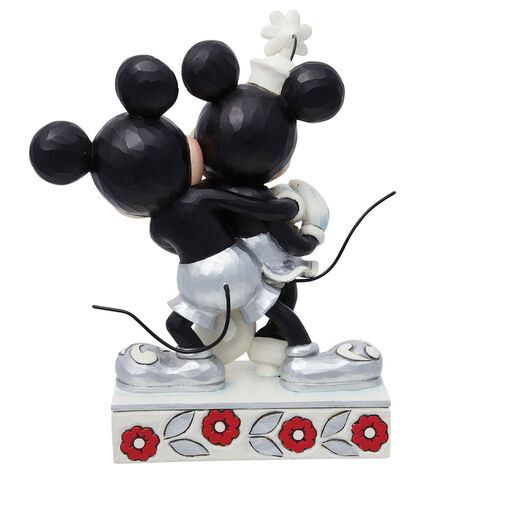 Jim Shore Disney 100 Years of Wonder Mickey and Minnie Hugging Figurine, 7.25", 