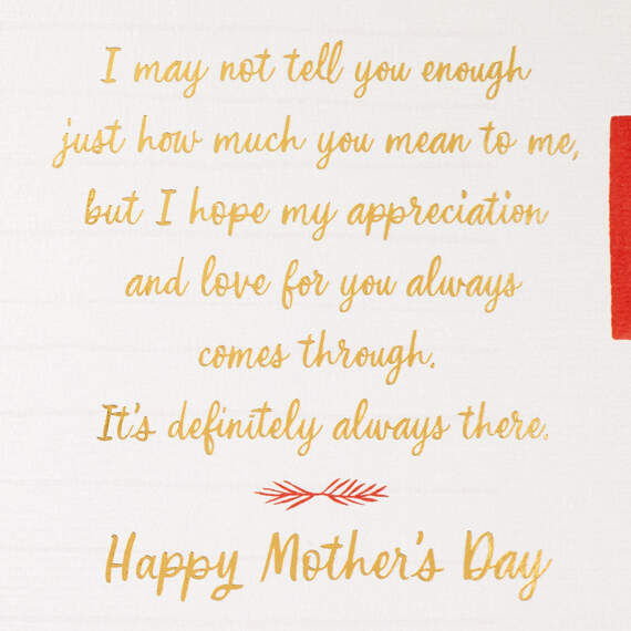 I'll Always Admire You Mother's Day Card for Mom - Greeting Cards ...