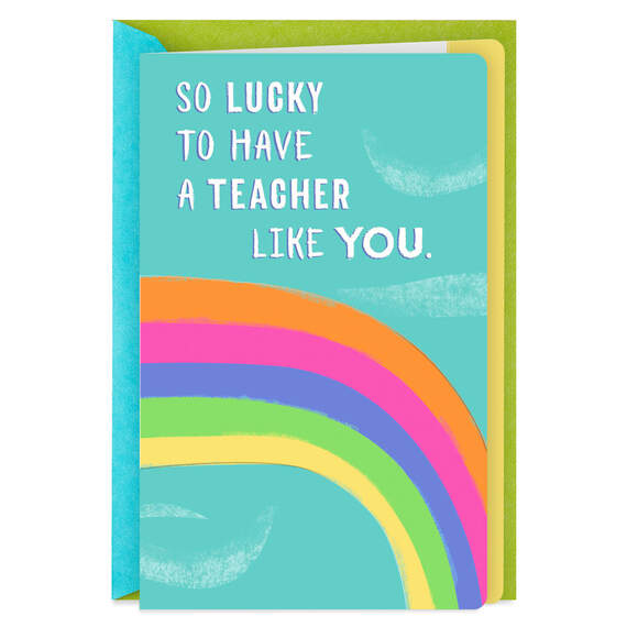Lucky to Have a Teacher Like You Thank-You Card
