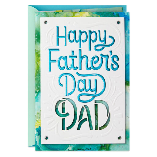 Appreciated and Celebrated Father's Day Card for Dad, 