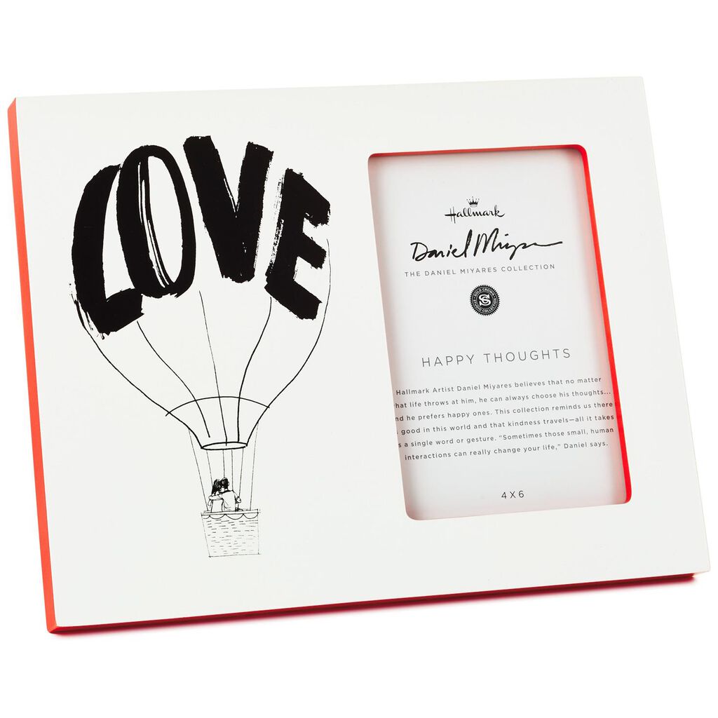 Love Hot Air Balloon Picture Frame 4x6 Frames Hallmark Love Hot Air Balloon Picture Frame