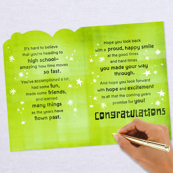 Good Times and Excitement Junior High Graduation Card, , large image number 8