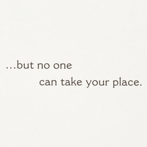 No One Can Take Your Place Goodbye Card, 