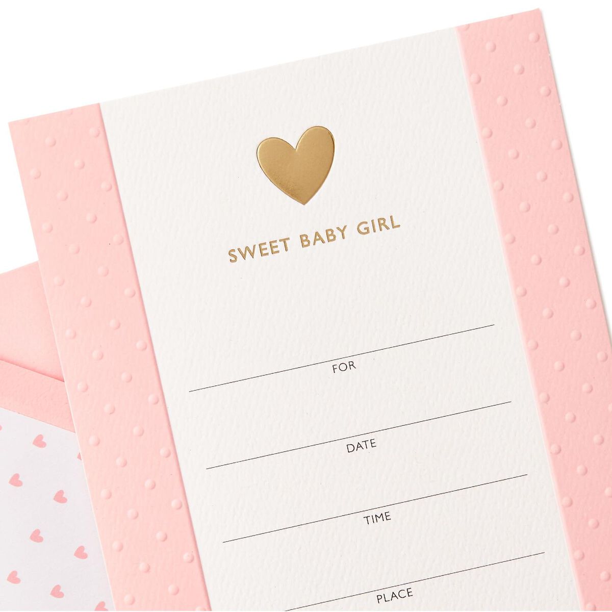 Sweet Baby Girl Shower Invitation, Box of 12 Invitations Hallmark