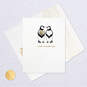 Two Penguins and Heart Bouquet Love Card, , large image number 5