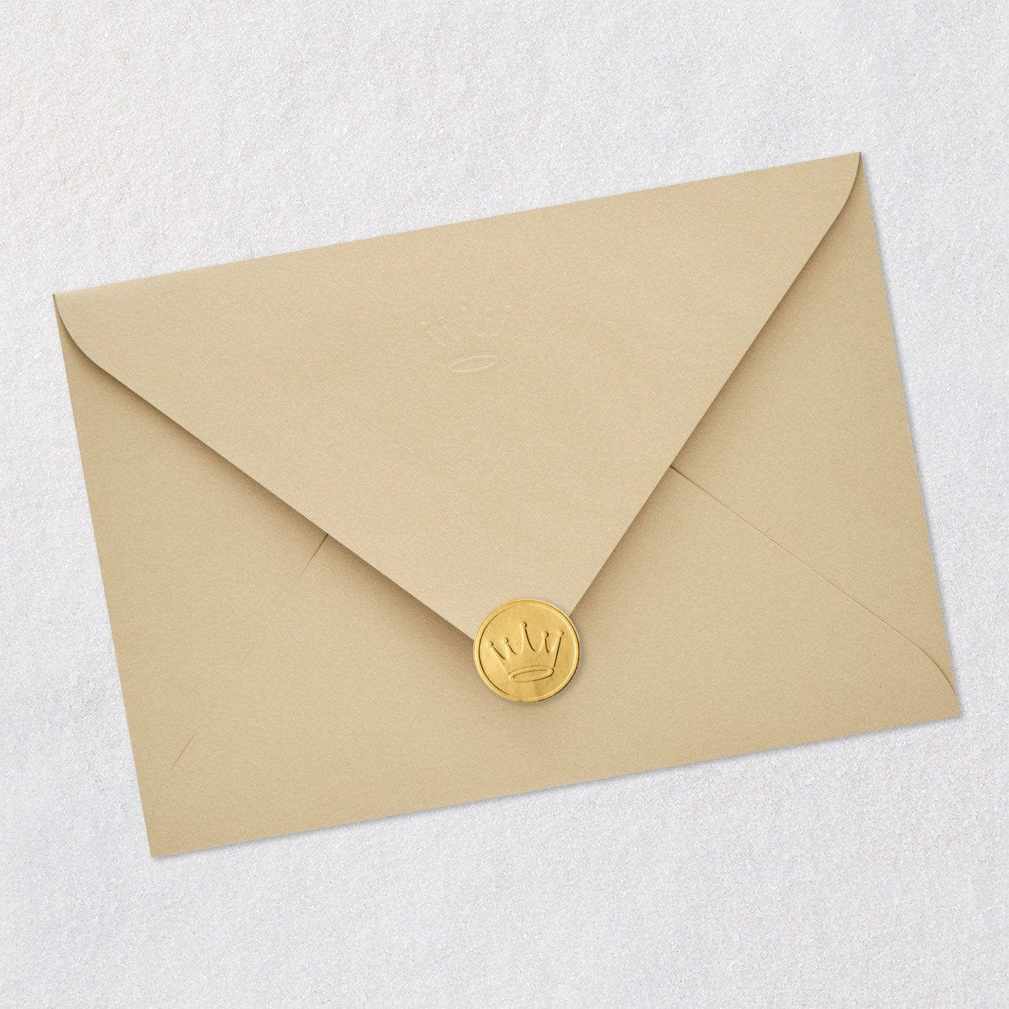 Tropical Leaves Romantic Father's Day Card Envelope Back with Seal image number 8