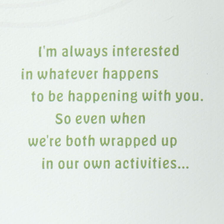 Colorful Abstract Lettering Thinking of You Card  image number 2