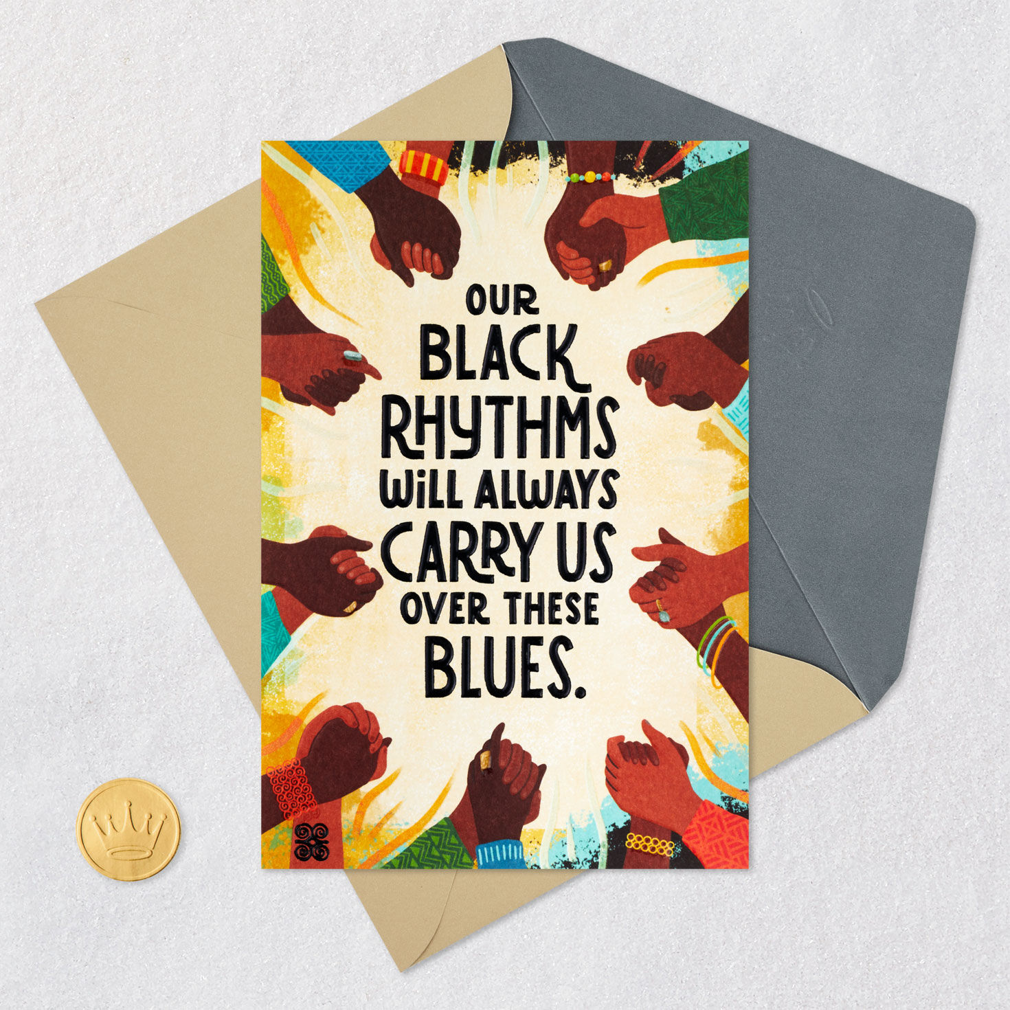 Our Black Rhythms Inspirational Card for only USD 3.99 | Hallmark
