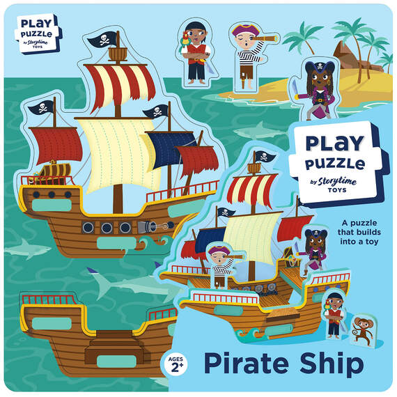 Storytime Toys 3D Pirate Ship Play Puzzle