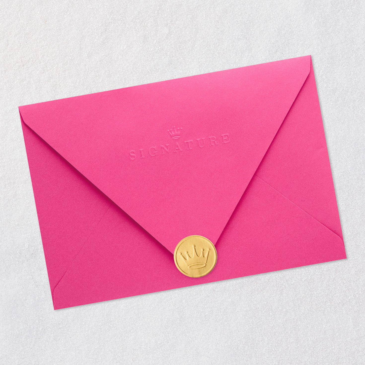 Unicorn on Pink Birthday Card Envelope Back with Seal image number 8